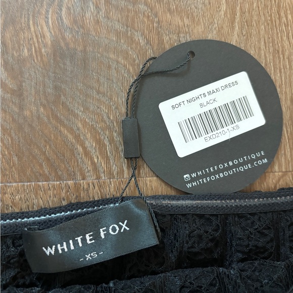 White Fox Soft Nights Maxi Dress black - Picture 5 of 5